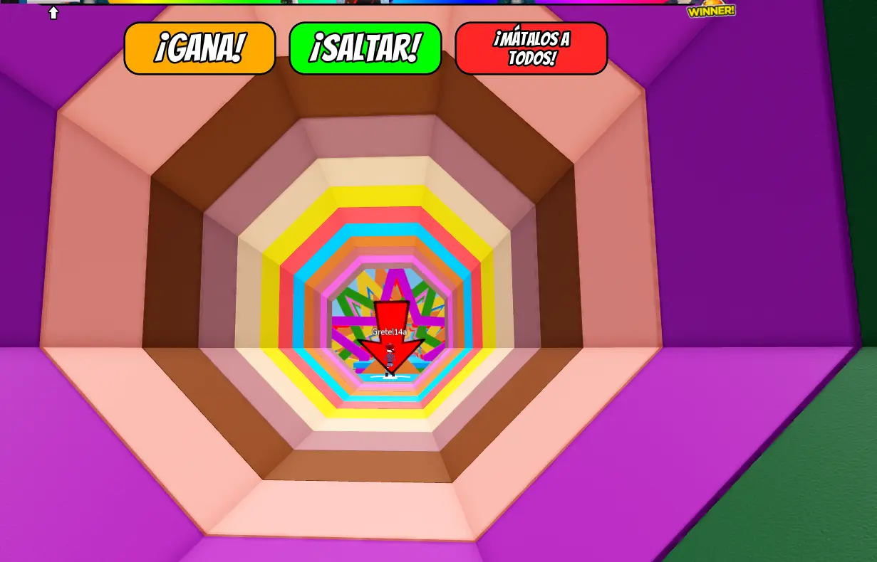 Interfaz de Roblox Studio mostrando la creación de un nivel de Obby con bloques flotantes